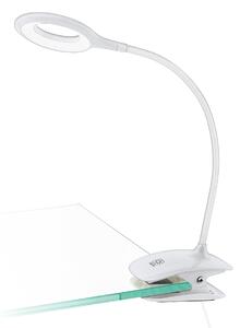 Lampada Da Tavolo Moderna Cabado Policarbonato Bianco Led Integrato 1,6W