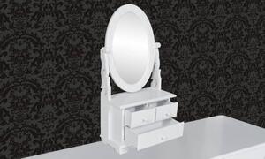 Toletta con Specchio Oscillante Ovale in MDF