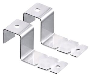 Ganci in acciaio inox in set da 2 - Maximex