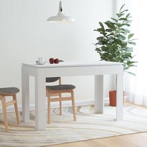 Tavolo da Pranzo Bianco 120x60x76 cm in Truciolato