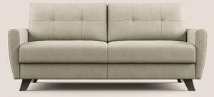 Divano Letto 2 Posti 168x97x96 cm in Tessuto Panna