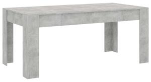 Tavolo da Pranzo Grigio Cemento 180x90x76 cm in Truciolato