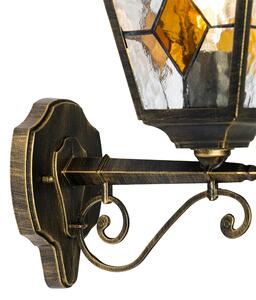 Lanterna da parete vintage per esterno oro antico - Antigua Up