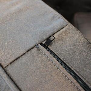 DecHome Divano Chesterfield 2 Posti Vintage in Ecopelle Dimensioni 152x74x82 cm colore Marrone