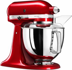 KITCHENAID Impastatrice Planetaria Capacit Ciotola 4.8 Litri 10 Velocit Potenza 300 Watt colore Rosso Mela - 5KSM175PSECA Artisan
