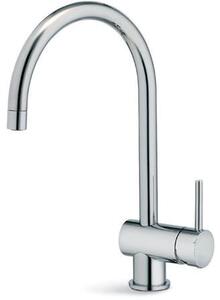 Newform Miscelatore Cucina Rubinetto Monocomando a Canna Tonda colore Cromo - 4325.21 018 - XT 4325
