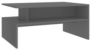 Tavolino da Salotto Grigio 90x60x42,5 cm in Truciolato