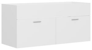 Mobile Lavabo Bianco 100x38,5x46 cm in Legno Multistrato