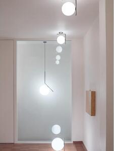 Lampada a sospensione piccola in vetro soffiato IC Lights, alt. 47 cm