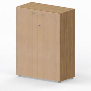 Libreria media con ante battenti ARTEXPORT WORK 90x46x123H cm struttur