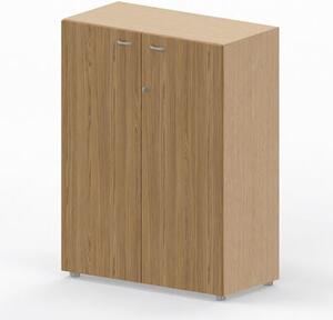 Libreria media c/ante battenti ARTEXPORT WORK 90x46x123H cm struttura