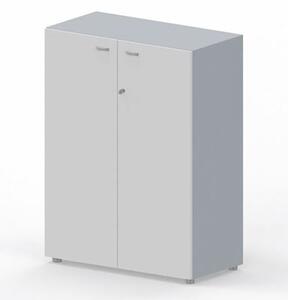 Libreria media con ante battenti ARTEXPORT WORK 90x46x123H cm struttur
