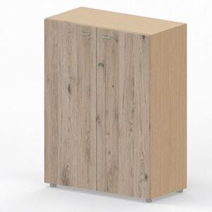 Libreria media c/ante batten ARTEXPORT WORK 90x46x123H cm strutt rover