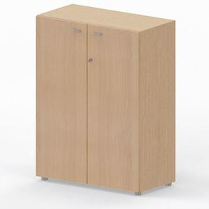 Libreria media c/ante battenti ARTEXPORT WORK 90x46x123H cm struttura
