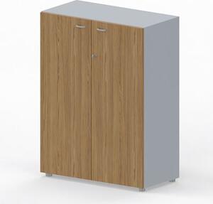 Libreria media con ante battenti ARTEXPORT WORK 90x46x123H cm struttur