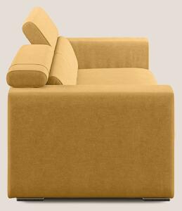 Vegas divano con poggiatesta reclinabili in microfibra smacchiabile T1