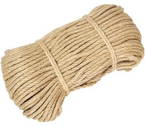 Spago di sisal naturale, 8 mm, 100 metri, ideale per tiragraffi