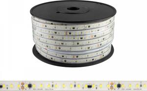 Strisce LED 220V 16W/m, 120lm/W, chip PHILIPS Lumileds, Dimmerabile, tagl. 10cm – 50m Colore Bianco Caldo 2.700K