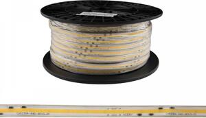 Striscia LED COB 15W/m 220V, 110lm/W, IP67, CRI 92, 50m - Serie Professional Colore Bianco Naturale 4.000K