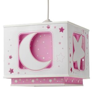 Lampada luminescente sospesa CIELO STELLATO, rosa