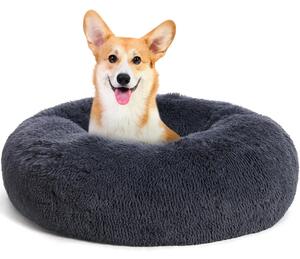 Cuccia ortopedica a forma di ciambella, ideale per cani e gatti