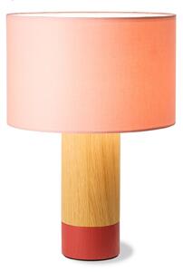 Lampada da tavolo Klippa Koralle chintz rosa 41 cm