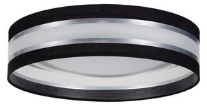 Plafoniera LED CORAL 1xLED/24W/230V nera/argento