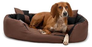 Cuccia per cani 4-in-1 con cuscino reversibile e materiale idrorepellente