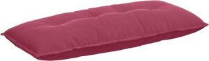 Cuscino per Schiena Rosso Vino 120 x 50 cm Tessuto in Cords