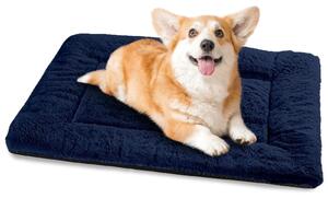 Cuccia per cani lavabile, super morbida e impermeabile, colore blu navy, dimensioni 75 x 50 cm