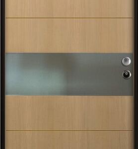 Porta blindata MASTER Design quercia L 80 x H 210 cm sinistra