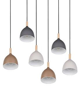 Trio Lighting Lampada a sospensione Jerano, dimmerabile, Multicolore, Soggiorno / Sala da pranzo, Metallo, Moderno, Lampada a sospensione