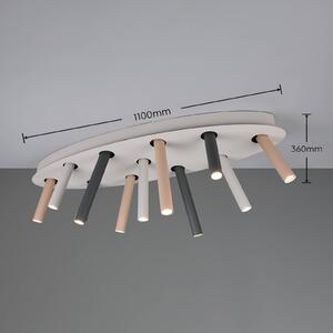 Trio Lighting Plafoniera soffitto Terloa, Multicolore, Soggiorno / Sala da pranzo, Metallo, Moderno, Plafoniera