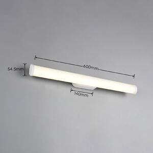Trio Lighting Applique da parete Ernesto, Bianco / Opale, Bagno, Metallo, Moderno, Applique