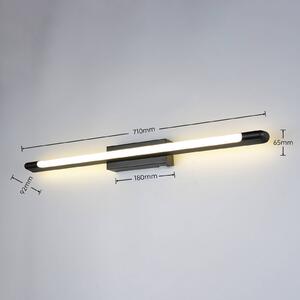 Trio Lighting Applique da parete Alberto, dimmerabile, Nero, Bagno, Metallo, Moderno, Applique