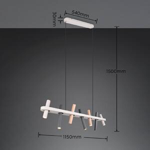 Trio Lighting Lampada a sospensione Terloa, Multicolore, Soggiorno / Sala da pranzo, Metallo, Moderno, Lampada a sospensione