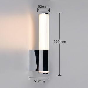 Trio Lighting Applique da parete Stefano, Cromo / Argento, Bagno, Plastica, Moderno, Applique