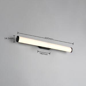 Trio Lighting Applique da parete Ernesto, Nero, Bagno, Metallo, Moderno, Applique