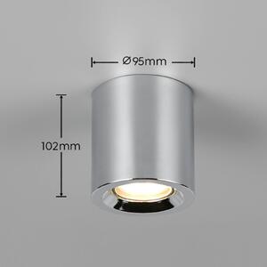 Trio Lighting Plafoniera soffitto Biscotto, Cromo / Argento, Soggiorno / Sala da pranzo, Metallo, Moderno, Plafoniera