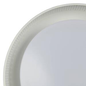 Trio Lighting Plafoniera soffitto Filippo, dimmerabile, Bianco / Opale, Bagno, Metallo, Moderno, Plafoniera