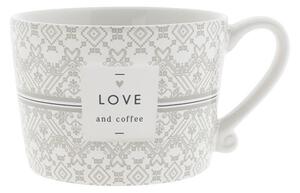 Bastion Collections Mug Love and Coffee in Gres Porcellanato