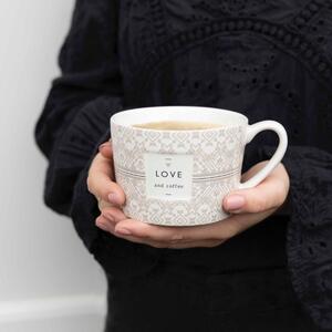 Mug Love and Coffee in Gres Porcellanato - Bastion Collections