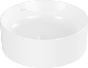 Villeroy & Boch Collaro lavabo à poser, rond, sans trou pour robinetterie, sans trop-plein, 400x400mm, 4A1840R1, 4A1840R1