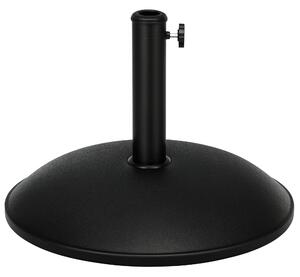 Outsunny Base Supporto per Ombrellone da Giardino in Cemento 20kg, Φ45x36cm