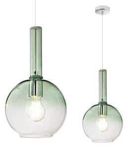 Sospensione vetro verde perenz lollipop 8556 ve 6247 cl - Perenz