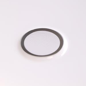 Plafoniera moderno Parabolic LED CCT dimmerabile , in ferro, bianco D. 40 cm 40x40 cm, INSPIRE