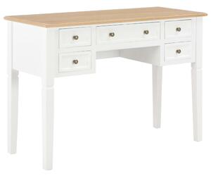 280069 Writing Desk White 109,5x45x77,5 cm Wood