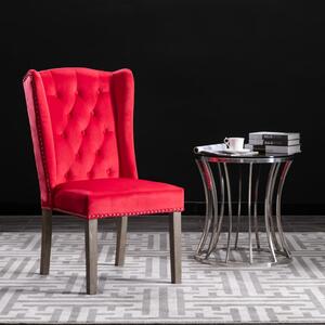 3055869 Dining Chairs 4 pcs Red Velvet (4x287957)