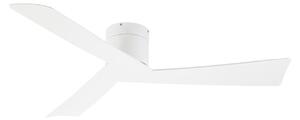 Ventilatore da soffitto Ventoro, bianco, metallo, Ø 132 cm - Lucande Lucande, Ventoro, Bianco, Soggiorno, Metallo, Moderno