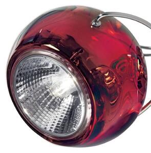 Fabbian Elegante lampada a sospensione BELUGA COLOUR rossa